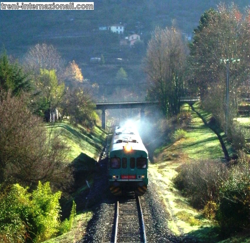 Treno Torino - Nizza vicino a Sospel