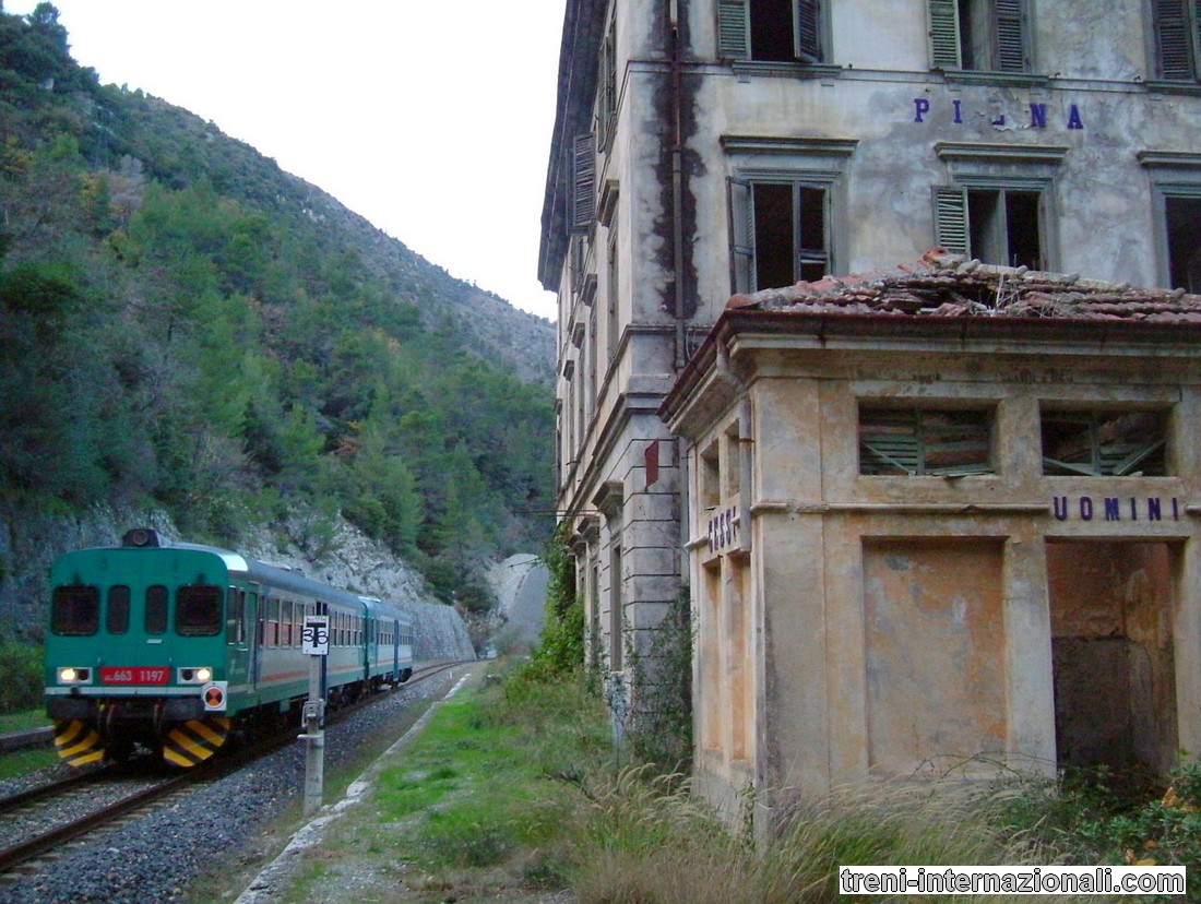 Treno Cuneo - Ventimiglia a Piena