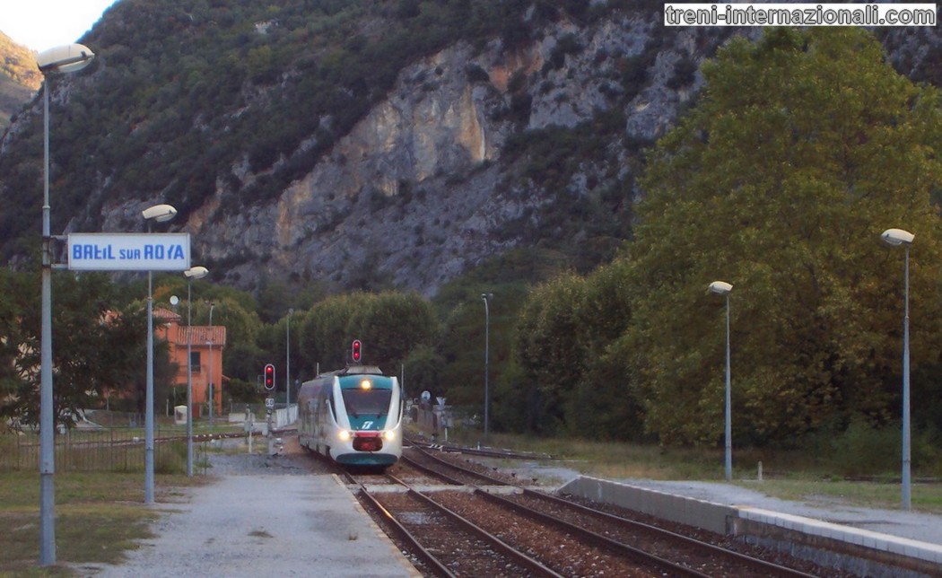 Treno Cuneo - Ventimiglia a Breil sur Roya