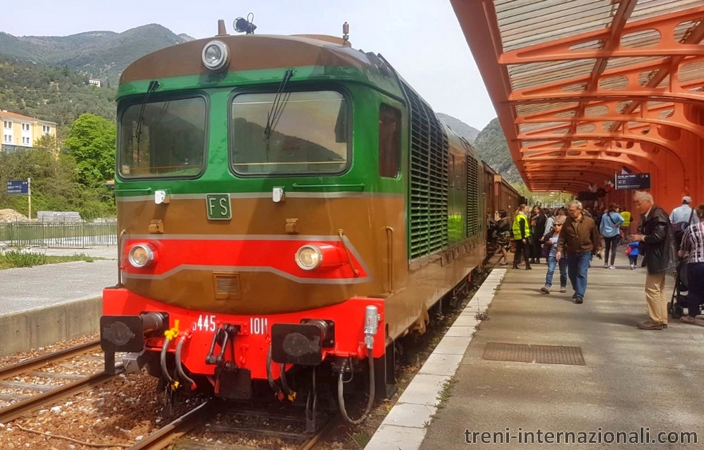 Treno Storico Cuneo - Ventimiglia a Breil sur Roya