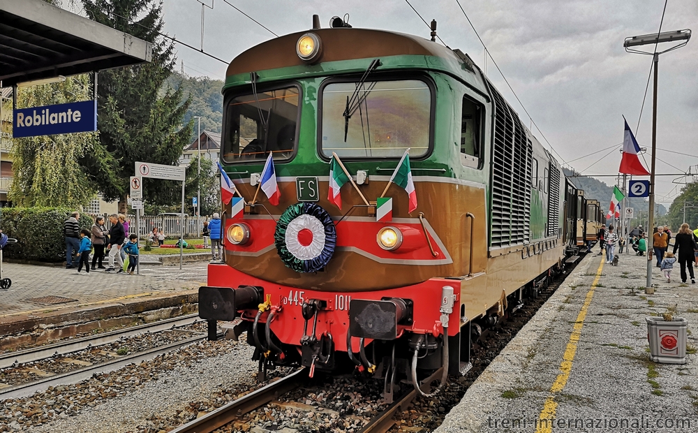 Treno Storico per Ventimiglia a Cuneo