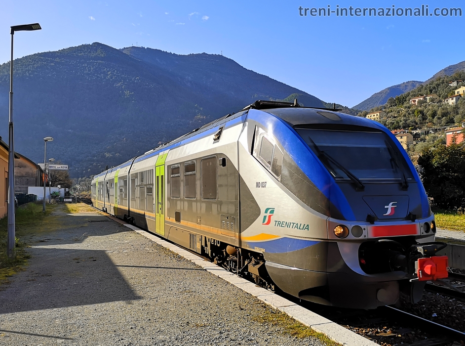 Treno Regionale Ventimiglia - Cuneo a Breil sur Roya