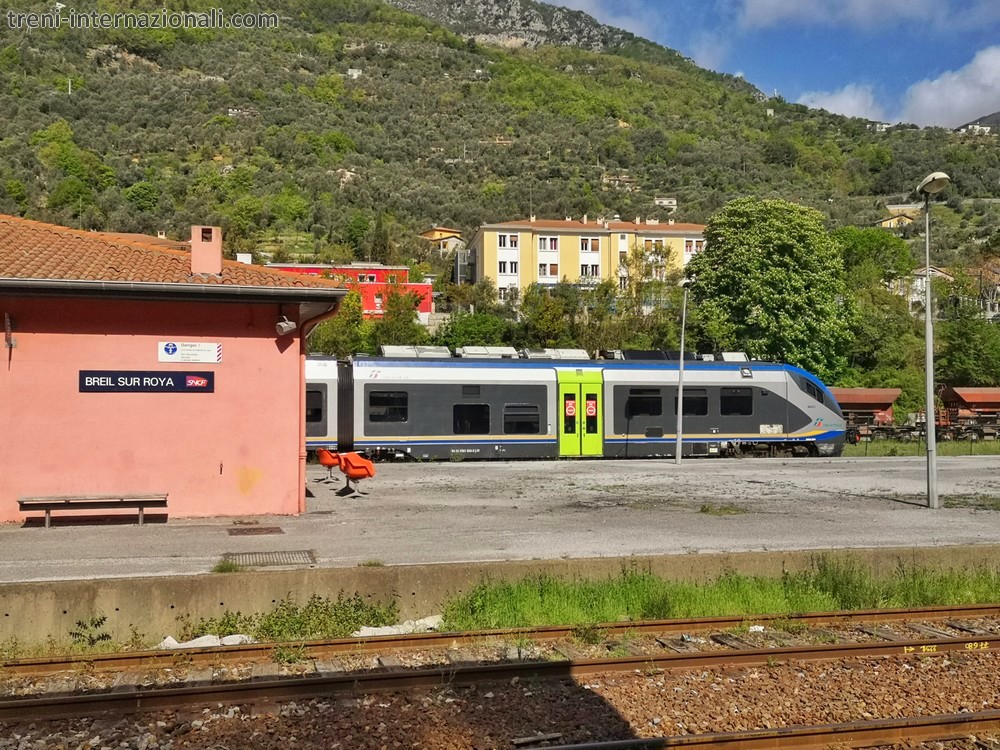 Treno Regionale Ventimiglia - Cuneo a Breil sur Roya