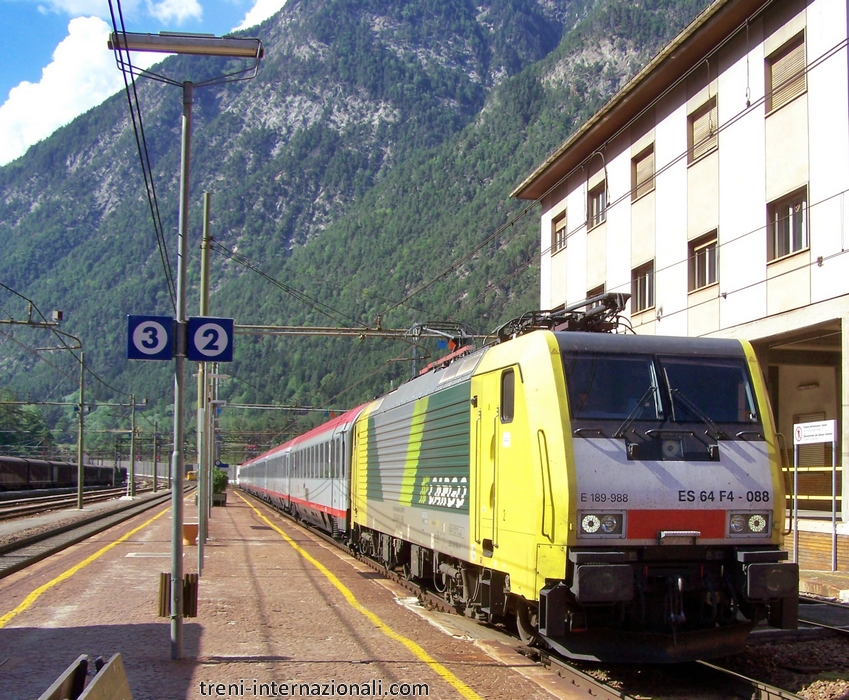 Treno EuroCity Monaco di Baviera - Milano