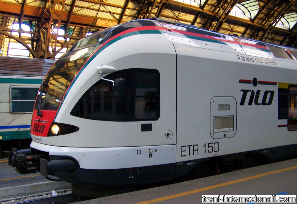 Treno Flirt Tilo a Milano Centrale