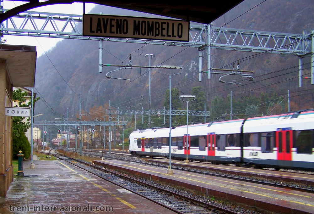 Treno Tilo Malpensa Aeroporto - Cadenazzo a Laveno Mombello