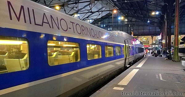 Treno TGV Milano - Parigi.