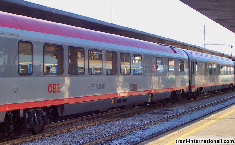 L'EuroCity "Allegro Johann Strauss" Venezia - Vienna