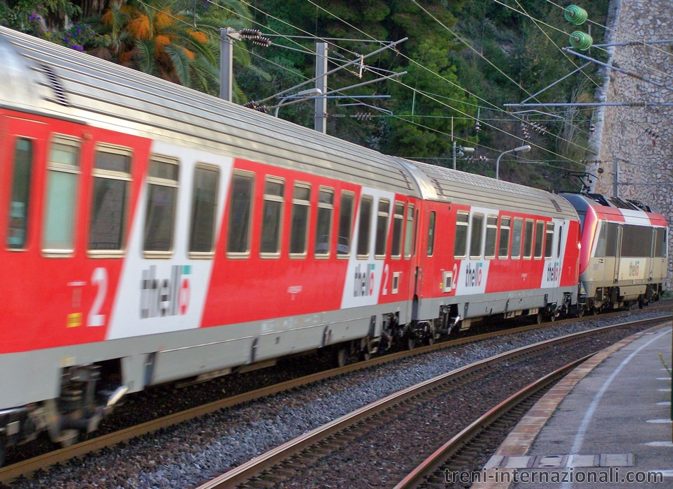 Treno EuroCity di Thello Nizza - Milano