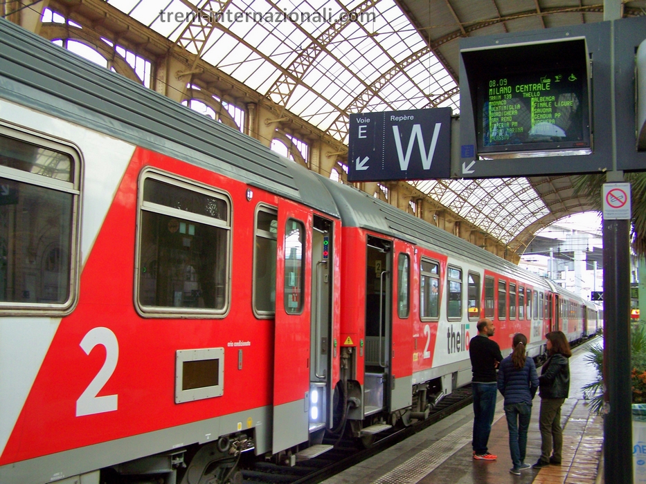 Treno EuroCity Thello per Milano a Nizza