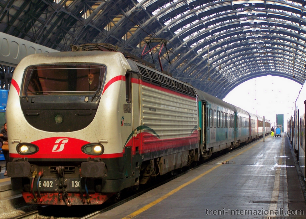 Treno EuroCity Thello da Nizza a Milano Centrale