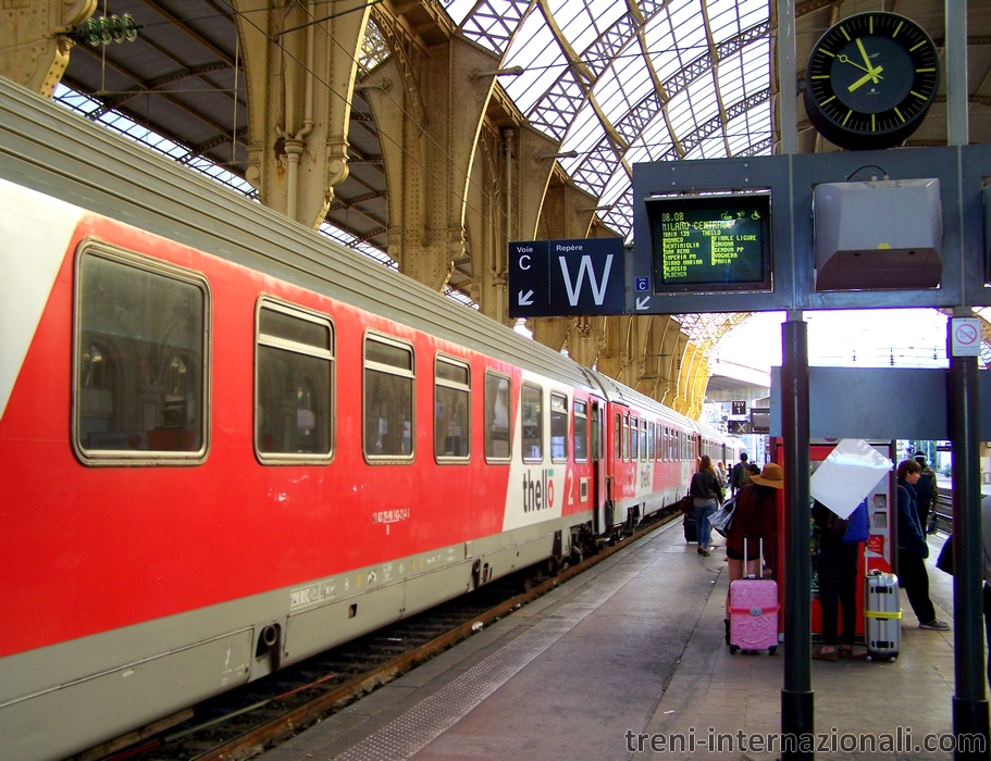 Treno EuroCity Thello per Milano a Nizza