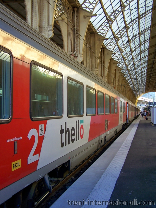 Treno EuroCity Thello per Milano a Nizza