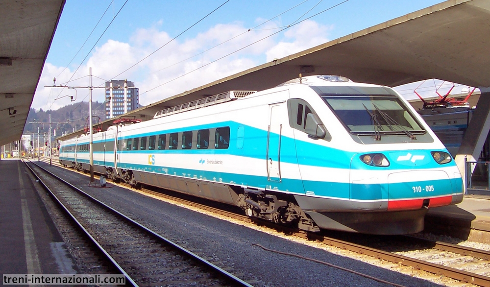 Il treno EuroCity "Casanova" Lubiana - Venezia