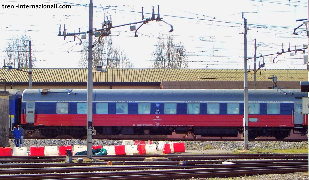 Carrozza per Mosca del treno EuroNight "Venezia"