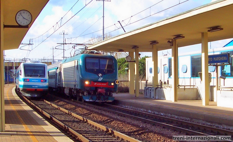 Il treno EuroCity "Casanova" Venezia - Lubiana