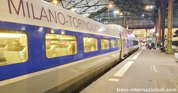 treno EuroCity TGV Parigi - Milano