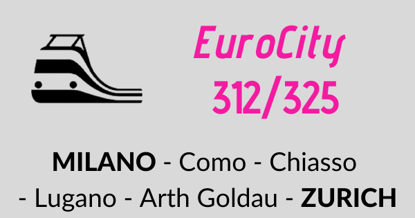 Treno EuroCity Milano - Zurigo