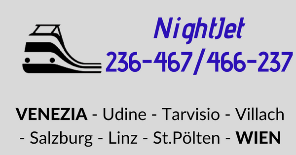 Nightjet 236-467/466-237 Venezia - Vienna