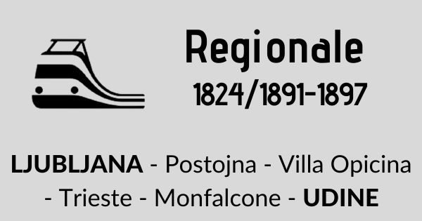 Regionale 1824-1894/1891-1897 Lubiana - Udine